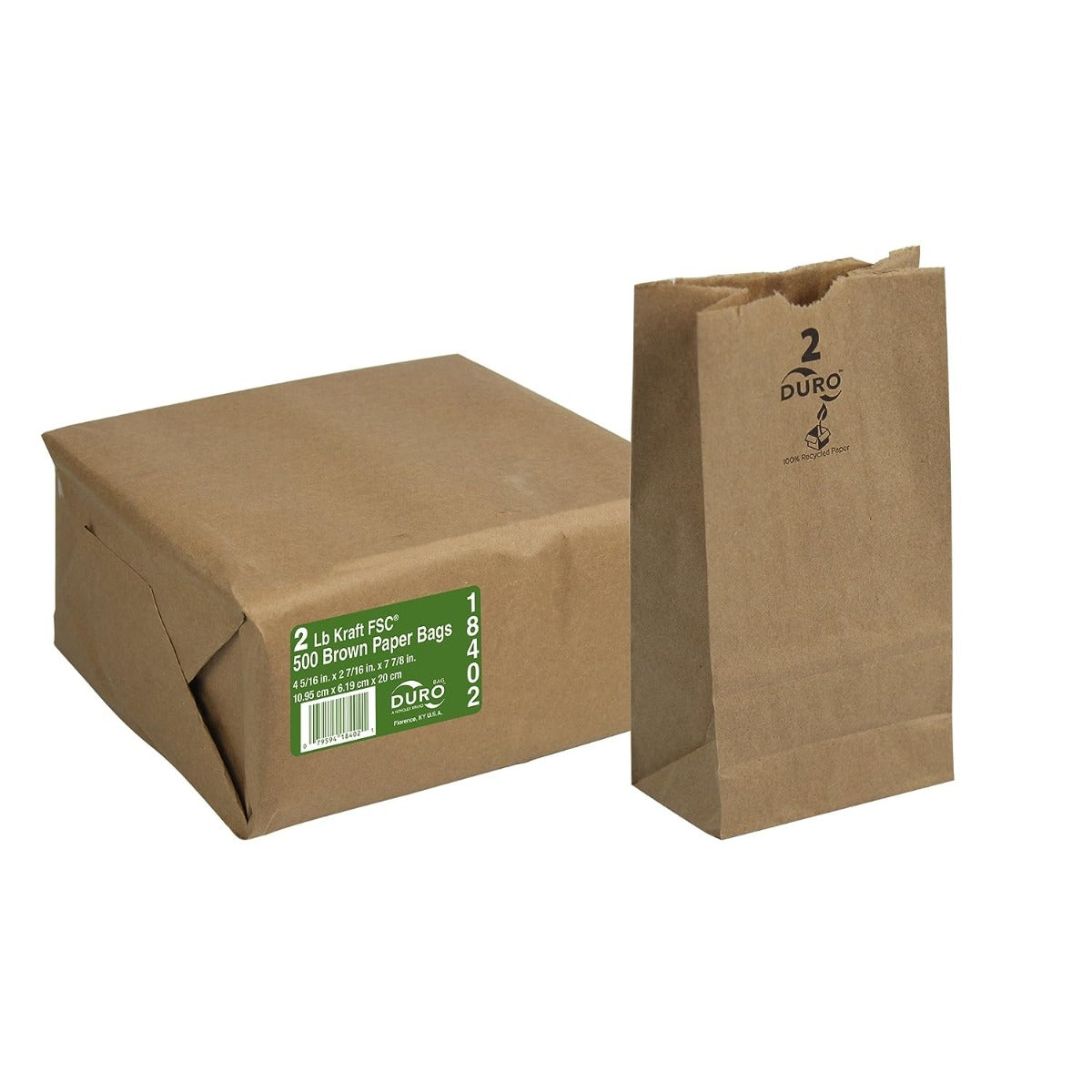 2 lb Brown Paper Bags