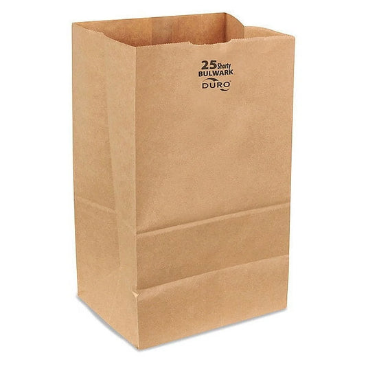 25 lb Brown Paper Bags