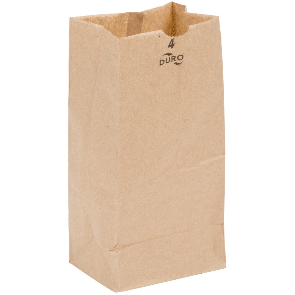 4 lb Brown Paper Bags